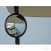 Mirror, Convex Side Mount Rearview, Black